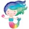 30&#x22; Colorful Mermaid Mylar Balloon